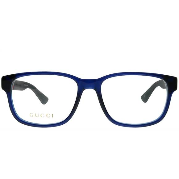 NEW GUCCI square acetate eyeglasses in blue - Picture 2 of 3